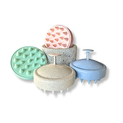 Wheat Straw shampoo brush and Scalp Massager