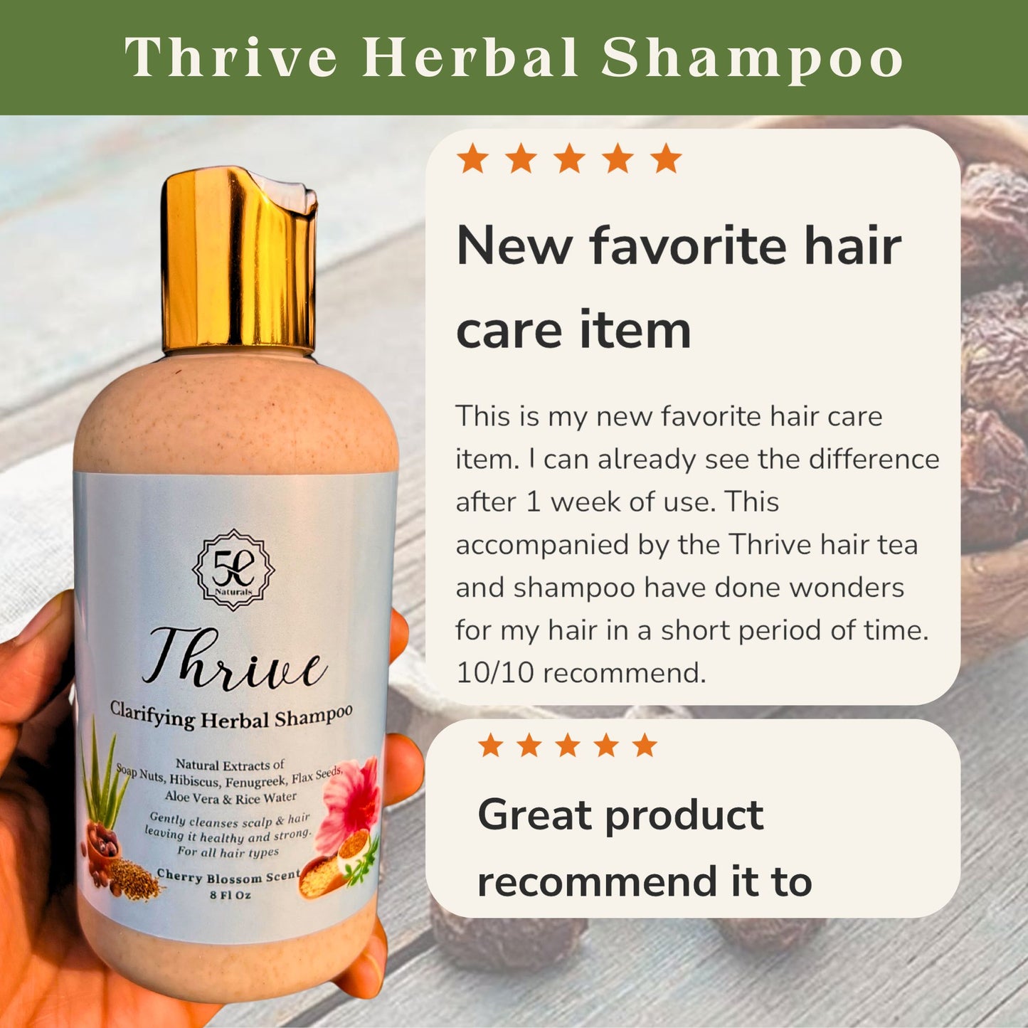 Herbal Rosemary Shampoo, Anti-Dandruff Shampoo